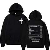 Mens casual hoodie front view