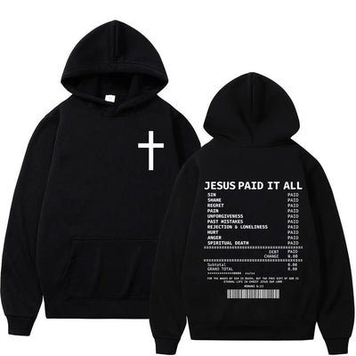 Mens casual hoodie front view