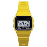 Men’s Military-Style LED Digital Watch with Silicone Band