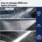 GMY【Cordless Handheld Water Gun】Lithium Battery Rechargeable High-Pressure Washer - Portable Car Wash Sprayer for Home