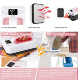 Pink mini heat press