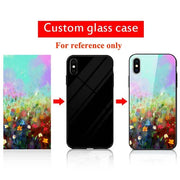 Custom Phone Cases For iphone 16 e 14 Pro Max 13 Mini 15 Plus Glass Silicone Cover Customized Photo Personalized Pictures Fundas