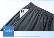 Joggers Man Breathable Quick Dry Sports Pants Spring Summer Drawstring Jogger Pants Men Sweatpants Fashion Casual Stretch Pants