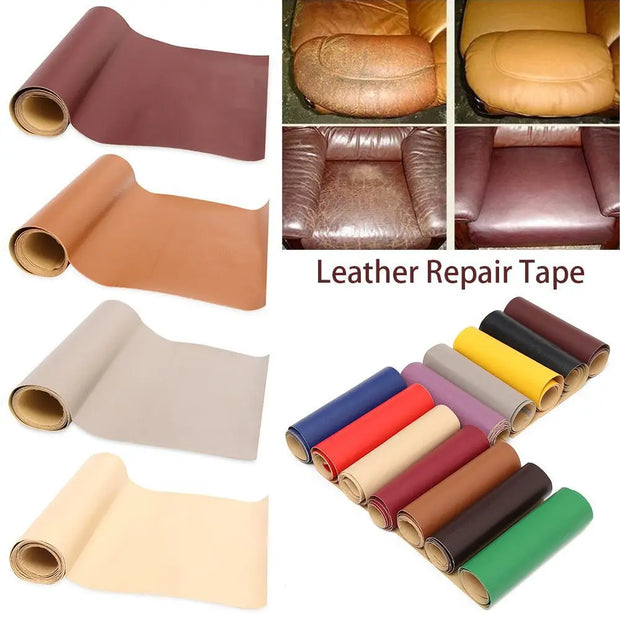35x137cm Leather Repair Tape Self-Adhesive Leather Repair Patch Couches Repair Stickers for Sofas BagsFurniture Driver Seats