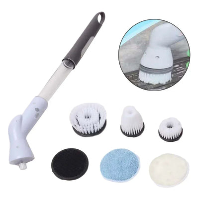 Cordless Electric Floor Scrubber – Extendable Bathroom Cleaning Brush