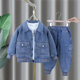 Boys clothing set front view