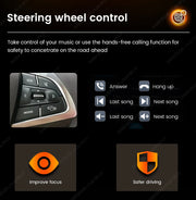 NaviFly 6.86" Touch Screen 1 Din Car Stereo Multimedia Player Wireless CarPlay Android Auto Universal 1DIN MP5 Player FM Radio