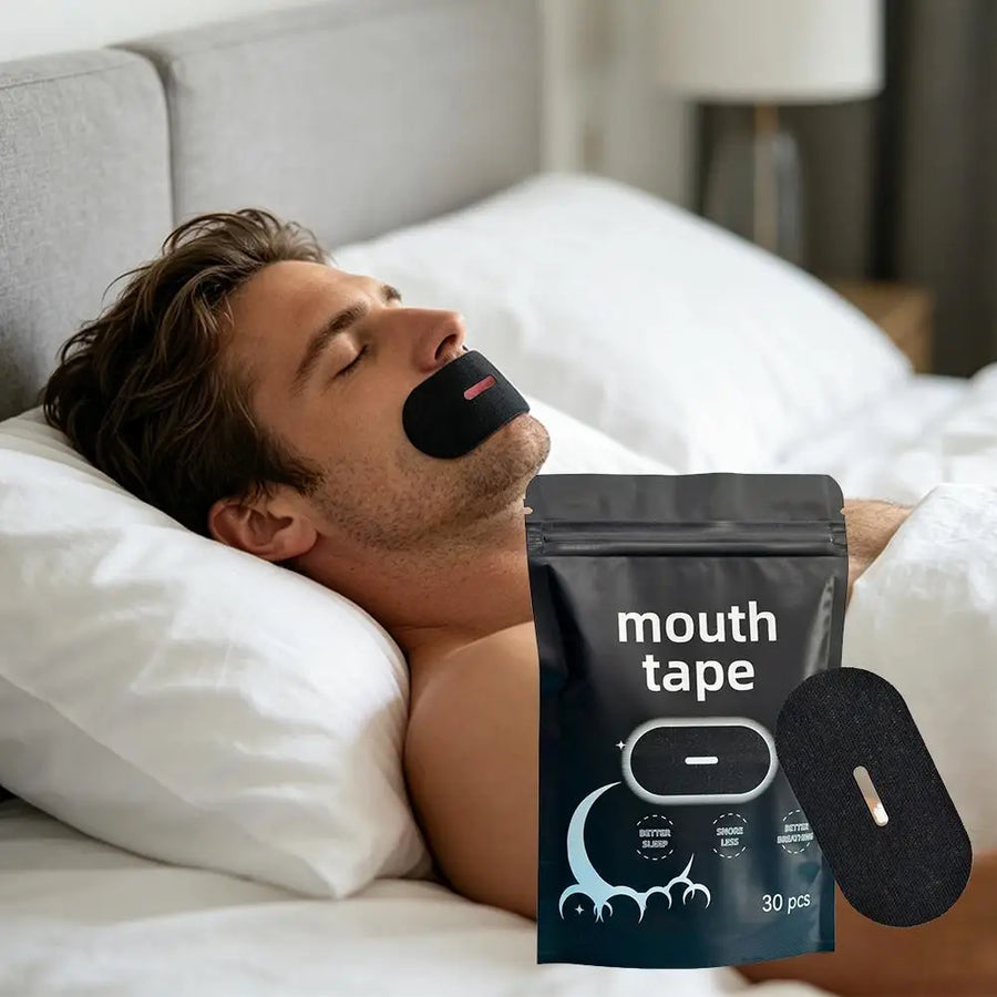 Mouth Tape for Sleeping – Elastic Breath Correction Tape, Stops Snoring, Forms Healthy Habits