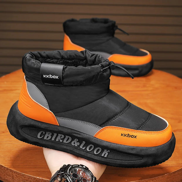 Winter Boots for Men Add Velvet Men's Sneakers Ankle Boots Soft and Comfortable Sports and Leisure Wear-resistant Non-Slip New