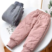 Kids Winter Thermal Pants - Cotton-Padded Warm Trousers for Cold Weather Outdoor Snow Play & Comfort Kids Clothes