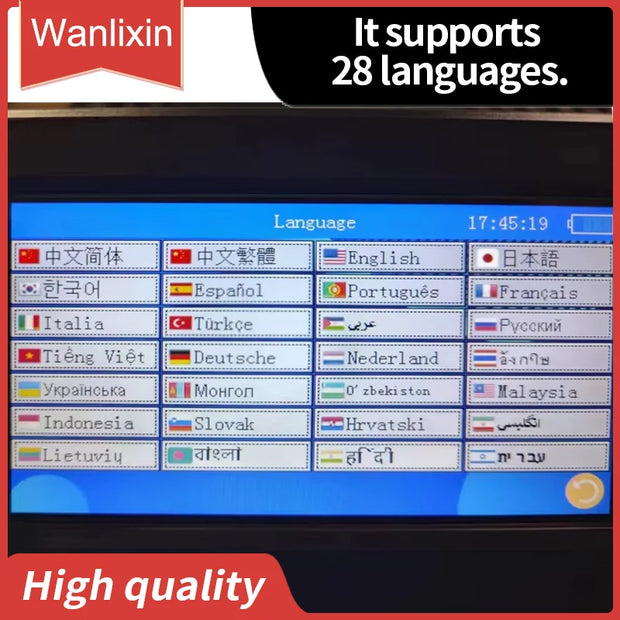 12.7mm 25.4mm Label Printer Handheld Inkjet Printer QR Bar Batch Code Date Number Logo Expiry Date Coding Machine Portable