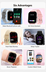 Multifunction Smart Watch, Message Reminder, Music Control, Sports Tracking