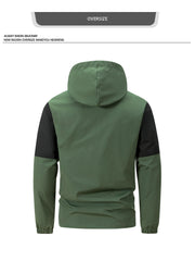 Men's Windproof Jackets stylish New Hooded Sportswear for Autumn and Winter outdoor Tops Sports Running Hiking Outerwear