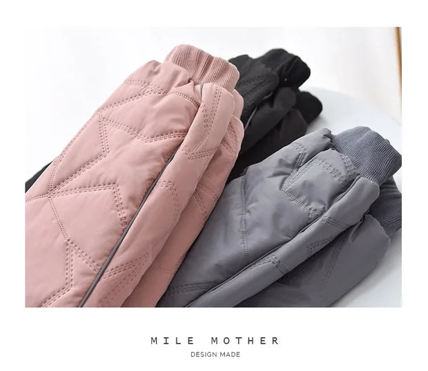 Kids Winter Thermal Pants - Cotton-Padded Warm Trousers for Cold Weather Outdoor Snow Play & Comfort Kids Clothes