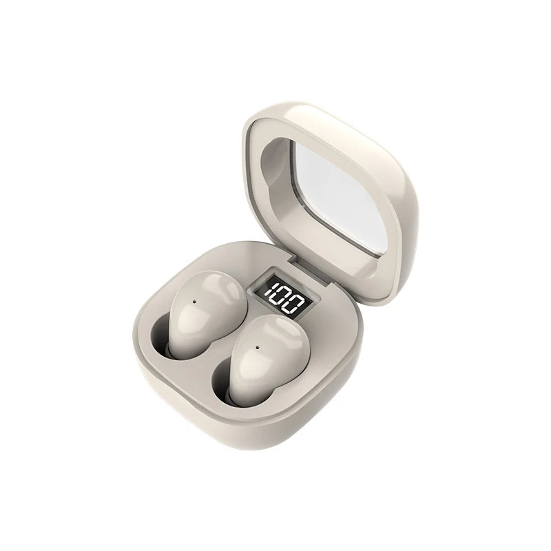 Wireless Bluetooth Headset Mini Ultra Small Sleep New Invisible Earbuds High Sound Quality Headphones Noise Reduction Earphones UpTrend Deals