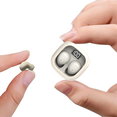 Mini sleep earbuds front view