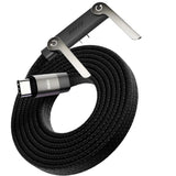 240W 2-in-1 Braided Type-C Cable with Foldable Stand – for Phones & Laptops