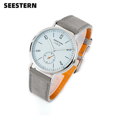 SEESTERN S382 Men’s Automatic Dress Watch with Leather Strap