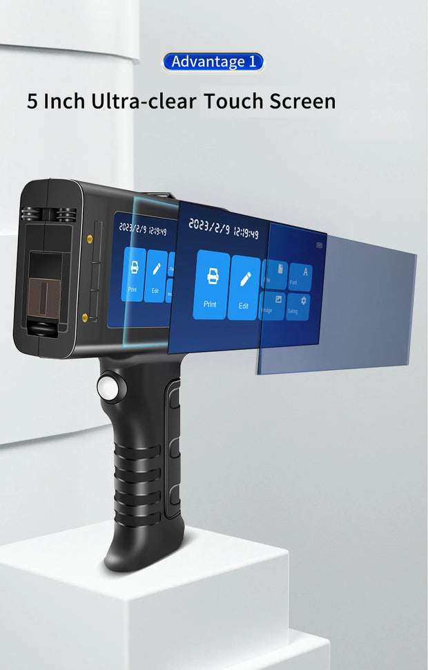 Willita Handheld Thermal Inkjet Printer English Language Production Date Number Logo Expiry Date Label Plastic Hand Jet Printer