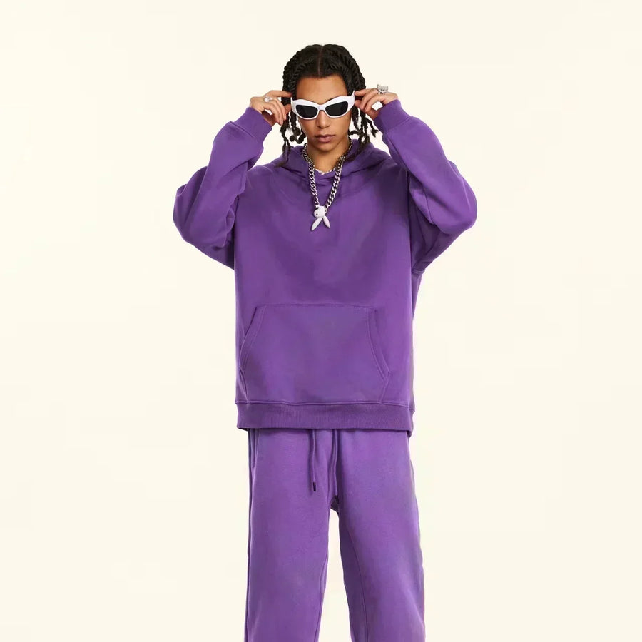 Men's Casual Hoodie, Long-Sleeved Classic Pullover