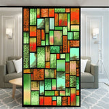 Privacy Window Film – Stained Glass, Static Cling, No Glue