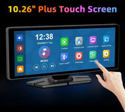 10.26'' Universal Portable Carplay Car Screen Wireless Carplay Screen Wireless Car Stereo Carplay Android Auto Car Touchscreen