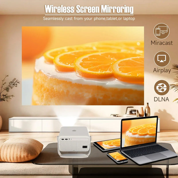 4K Portable Projector with Auto Focus