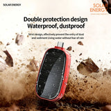 Mini Solar Power Bank – 1200mAh Keychain Solar Charger for Phones & Tablets, Emergency Backup