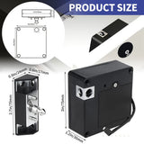 Cabinet door with hidden lock