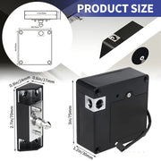 RFID Hidden Cabinet Lock RFID Cabinet Invisible Electronic Locks Unlock for Hidden Cabinet Wooden Chest Drawer Cupboard Toolbox