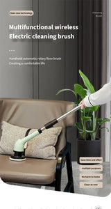 Cordless Electric Spin Scrubber – Multi-Purpose Cleaning Brush for Bathroom, Kitchen & Toilet
