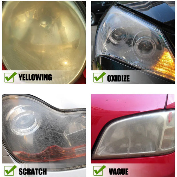 Car Headlight Restoration and Polishing Kit