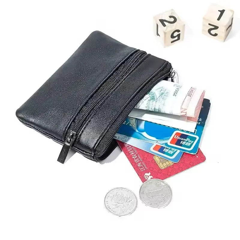Mini Coin Purse, Small Zipper Wallet for Cash and Change