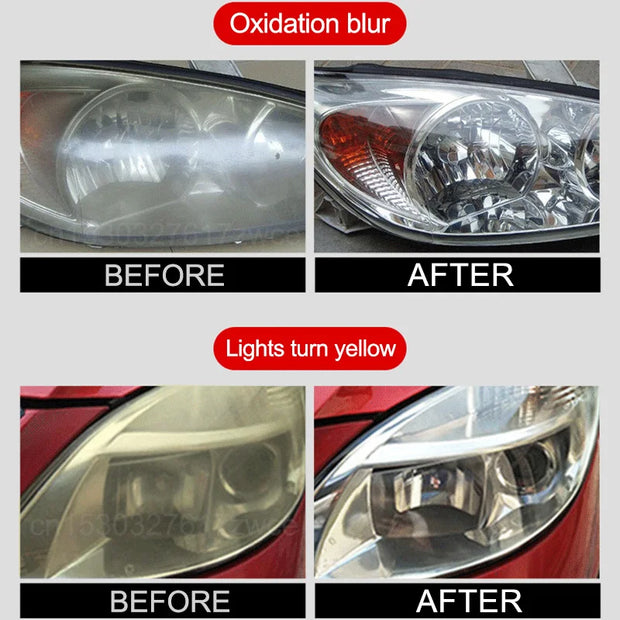 Car Headlight Restoration and Polishing Kit