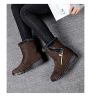 Winter Women Boots Fashion High-top Cotton Shoe Non Slip Wedges Platform Booties Mid-calf Snow Boots Warm Winter Boots for Women