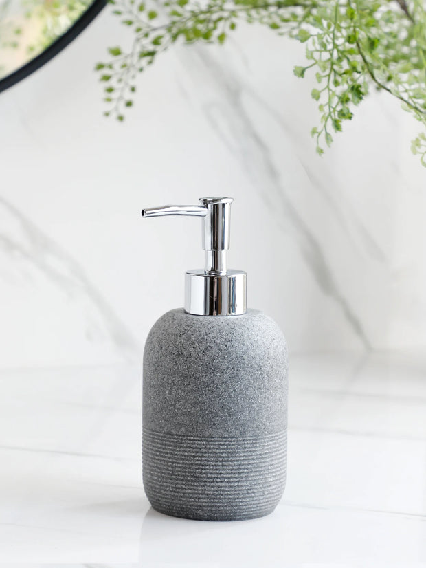 5-Piece Bathroom Accessories Set Beige Grey