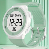Women's LED Digital Watch, Waterproof Sport Watch with Silicone Band
