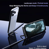 Cable holding phone upright