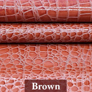 Alligator Pattern Self Adhesive Leather Repair Patch for Car Interior Faux Crocodile Texture Sofa Furniture Renovation Stickers