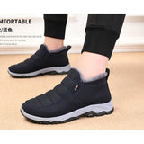 Men's Winter Casual Shoes – Warm Cotton, Chunky Sole