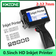12.7mm Portable Inkjet Printer Handheld TIJ Maker Machine with ink Cartridge Image Picture Serial Number Edit Print