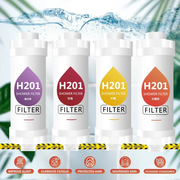 Scented Shower Head Water Softener Filter