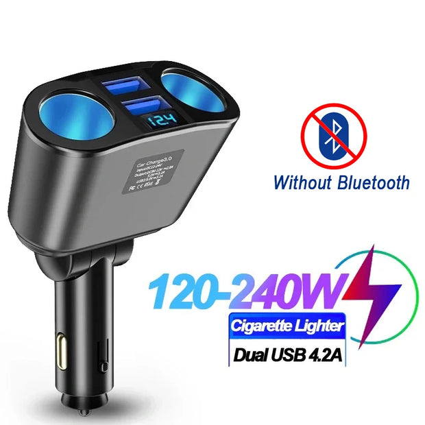 Fast Car Charger with Dual USB Ports