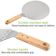 Stainless Steel Pizza Peel with Wood Handle
