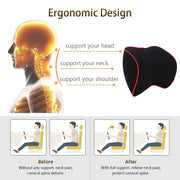 Memory Foam Car Neck and Back Pillow