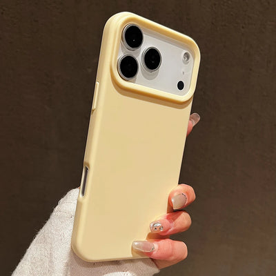 Candy Color Silicone Phone Case – Shockproof Matte for iPhone 17 Series