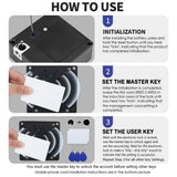 RFID lock installed inside cabinet