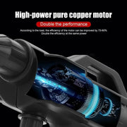 60BAR Cordless High Pressure Car Washer Spray Water Gun Wireless High Pressure Car Wash Water Gun Washer Self Priming Sustain