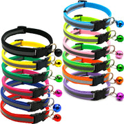 Reflective Pet Collars with Bells, 2-Pack