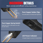 300W Plastic Welding Machine Soldering Iron Garage Repair Tools Car Bumpers Repair Tool Kits Welder Gun Portable USB Welding Kit
